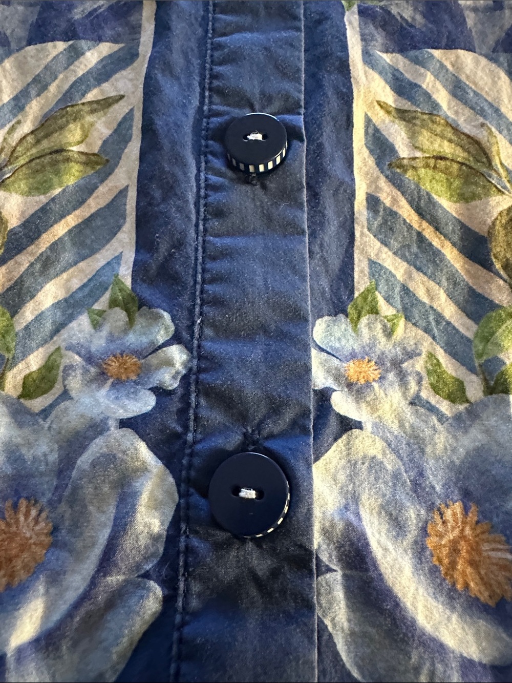 FARM Rio Fresh Table Scarf Cotton Shirtdress Size L - Picture 6 of 9